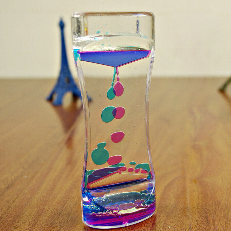 Liquid Motion Timer Floating Color Mix Toy by HitMyNeed