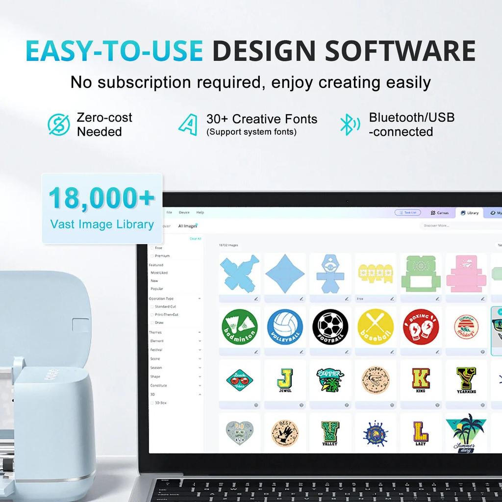 Loklik iCraft Vinyl Cutter Machine for Smart Crafts by HitMyNeed