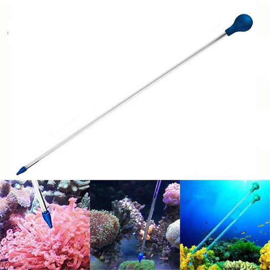 Long Acrylic Coral Feeder Tube with Suction Bulb by HitMyNeed