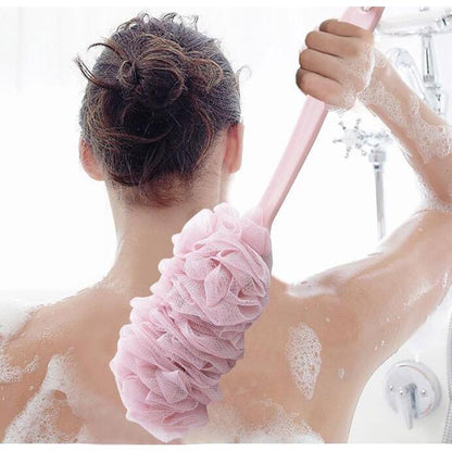 Long Bath Sponge with Handle for Back and Body by HitMyNeed