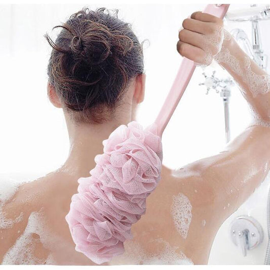 Long Bath Sponge with Handle for Back and Body by HitMyNeed