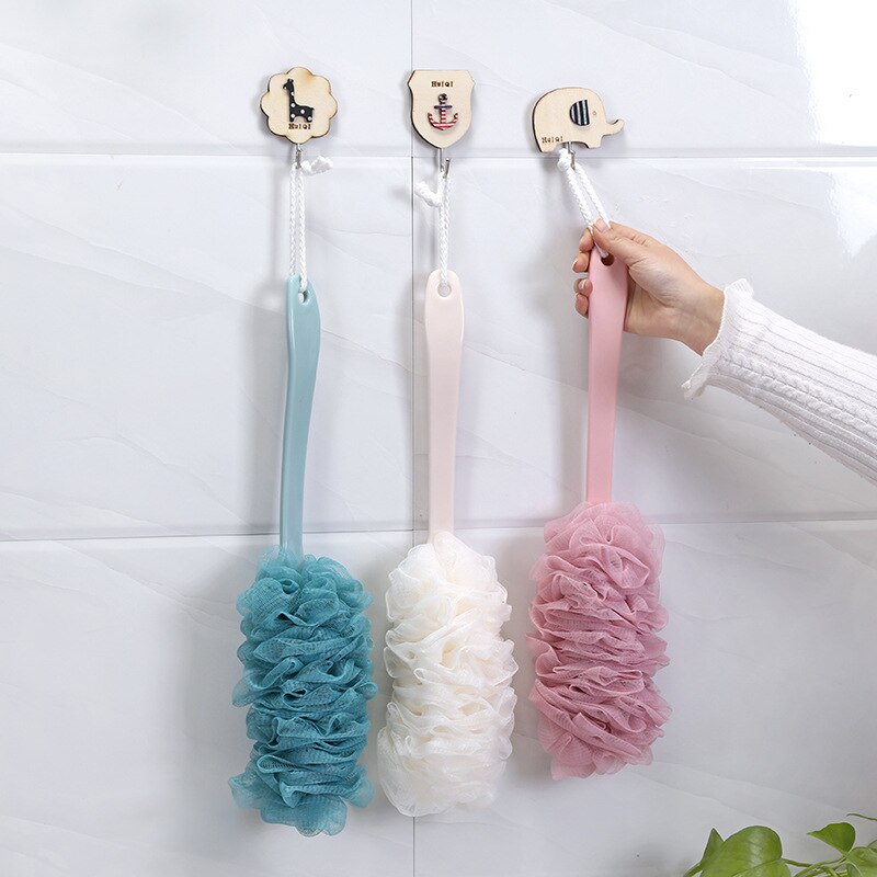 Long Bath Sponge with Handle for Back and Body by HitMyNeed
