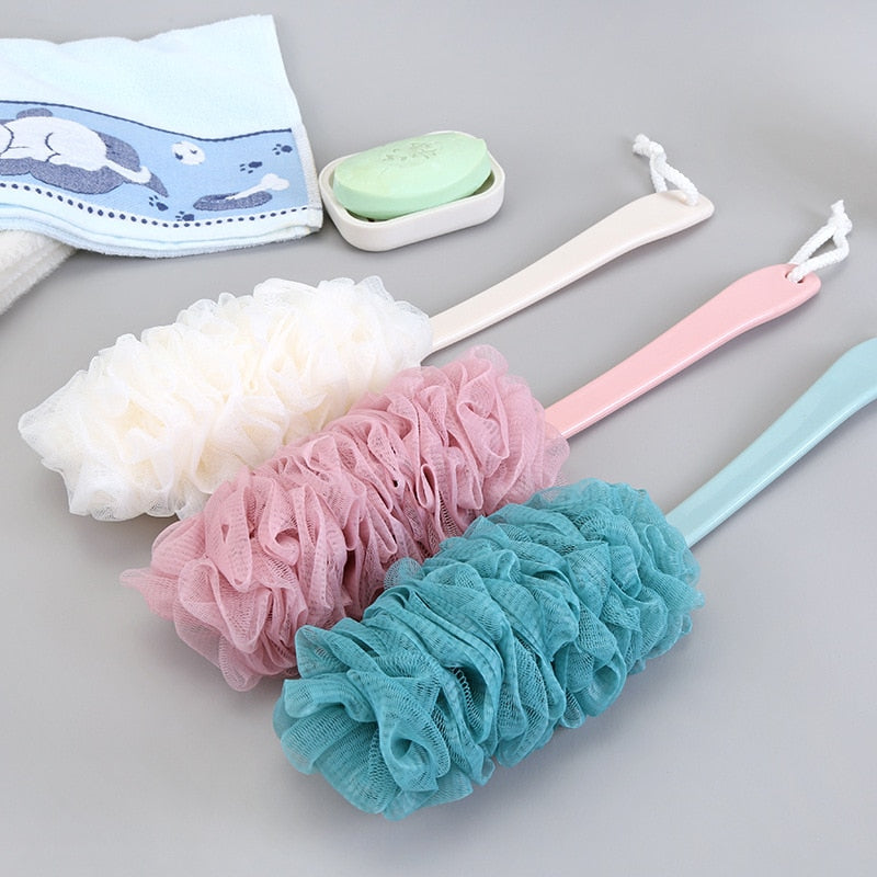 Long Bath Sponge with Handle for Back and Body by HitMyNeed