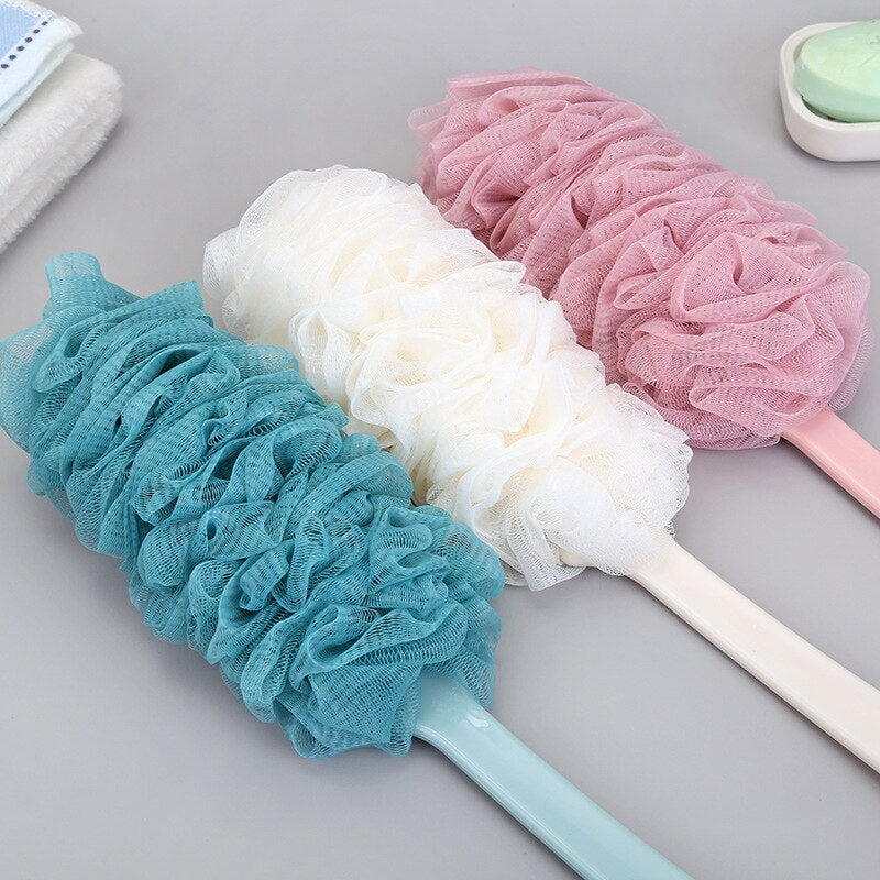 Long Bath Sponge with Handle for Back and Body by HitMyNeed