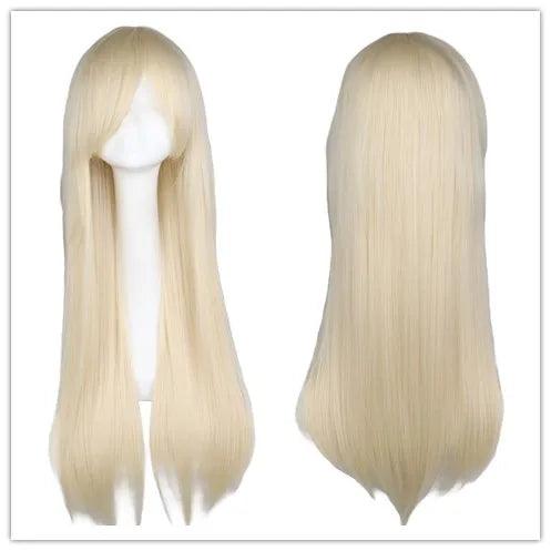 Long Black Red Ombre Straight Cosplay Wig 24" 613 by HitMyNeed