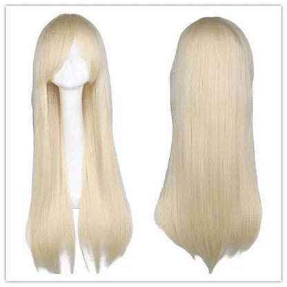 Long Black Red Ombre Straight Cosplay Wig 24" 613 by HitMyNeed