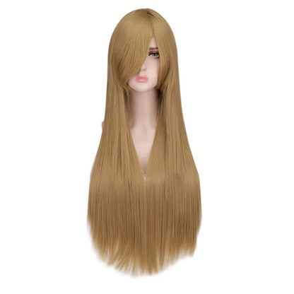Long Black Red Ombre Straight Cosplay Wig 24" z80-23 by HitMyNeed