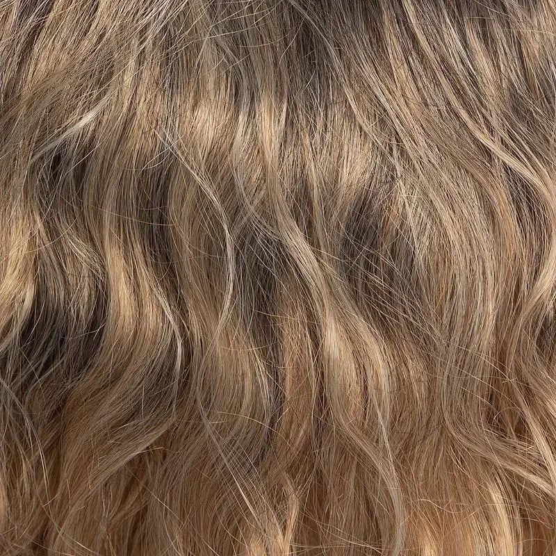Long Blonde Ombre Curly Wave Heat-Resistant Wig by HitMyNeed