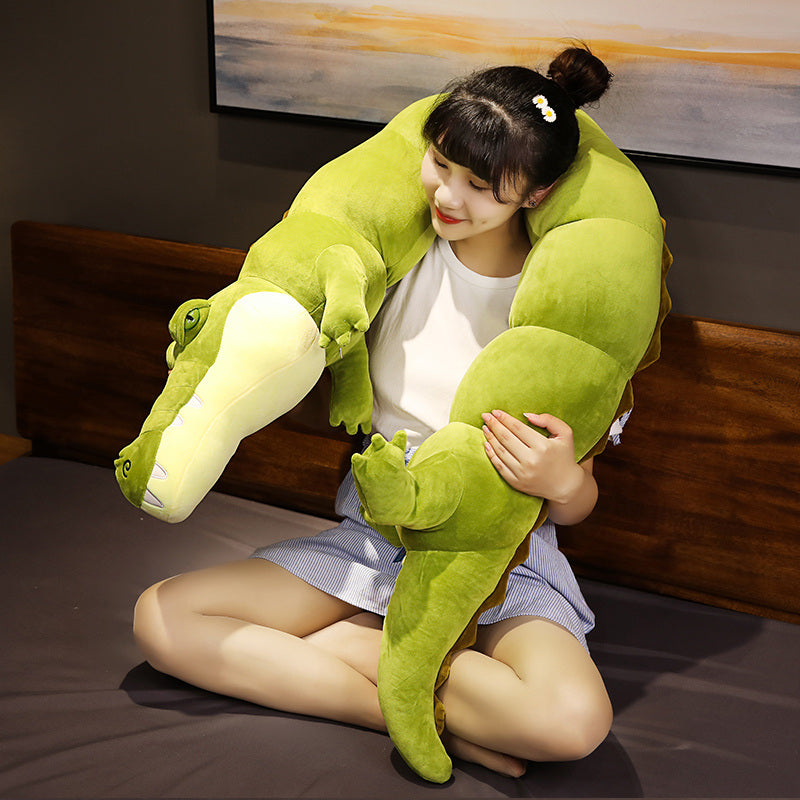 Long Crocodile Stuffed Animal Plush Toy by HitMyNeed