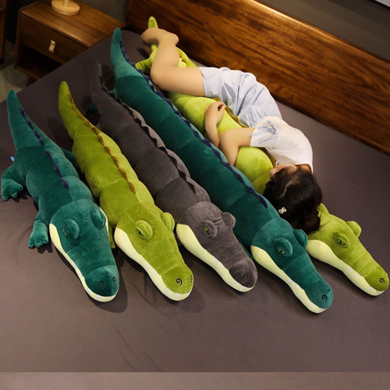 Long Crocodile Stuffed Animal Plush Toy by HitMyNeed