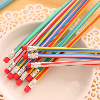 Long Flexible Bendable Pencils Set of 10 by HitMyNeed