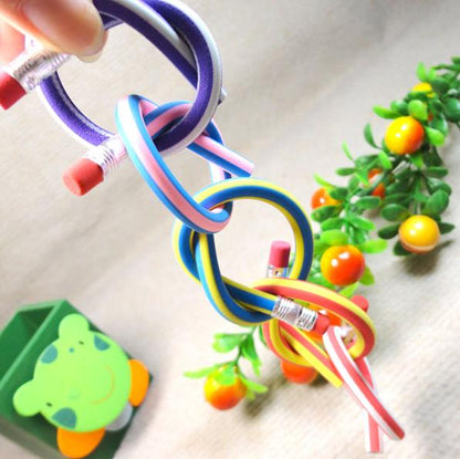Long Flexible Bendable Pencils Set of 10 by HitMyNeed