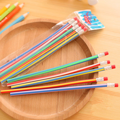 Long Flexible Bendable Pencils Set of 10 by HitMyNeed