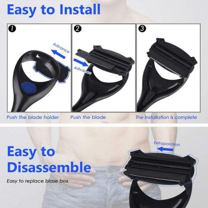 Long Handle Back Shaver for Men by HitMyNeed