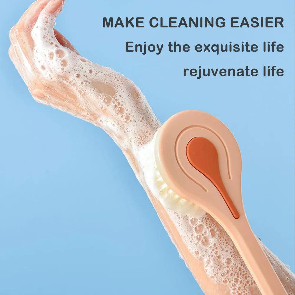 Long Handle Bath Brush with Soft Bristles by HitMyNeed