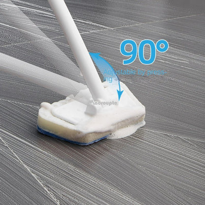 Long Handle Bathroom Wall & Floor Cleaning Brush by HitMyNeed