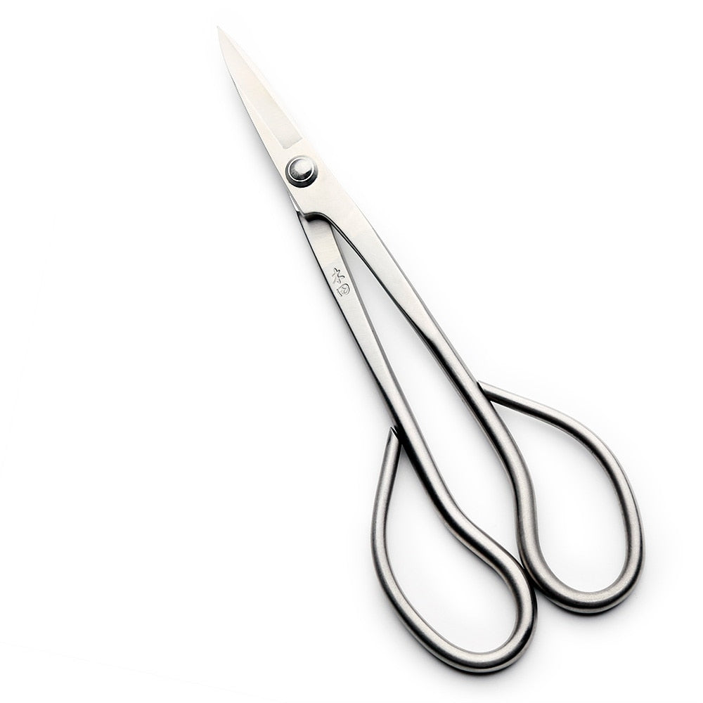Long Handle Bonsai Scissors 180mm Stainless Steel by HitMyNeed