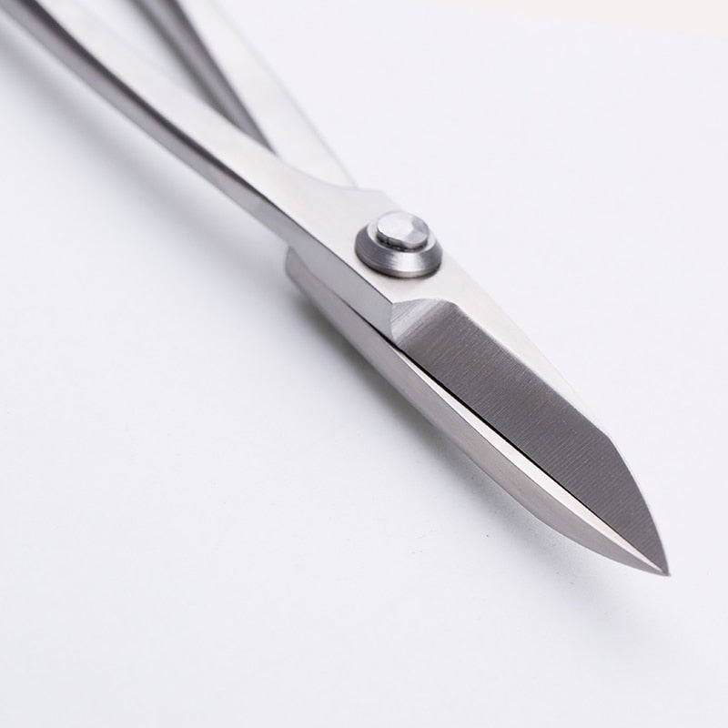 Long Handle Bonsai Scissors 180mm Stainless Steel by HitMyNeed