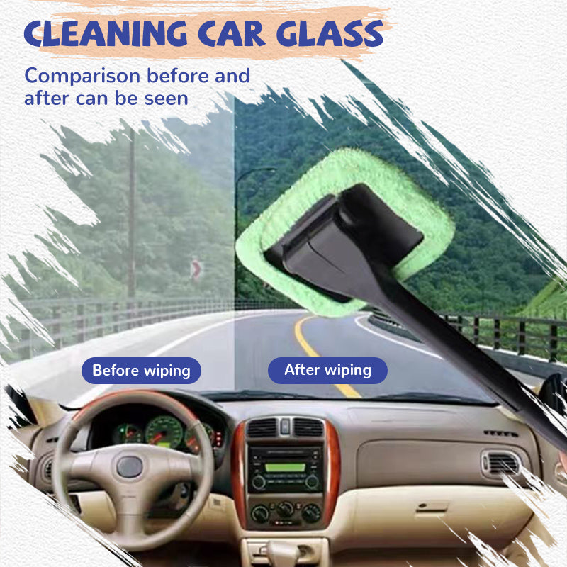Long Handle Car Interior Windshield Cleaning Kit by HitMyNeed