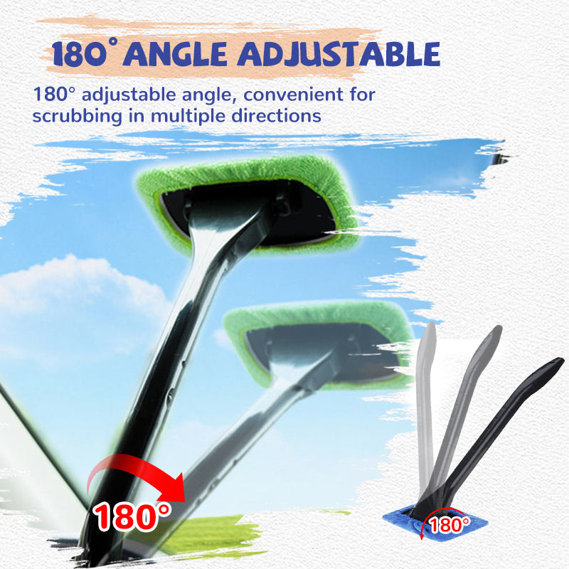 Long Handle Car Interior Windshield Cleaning Kit by HitMyNeed