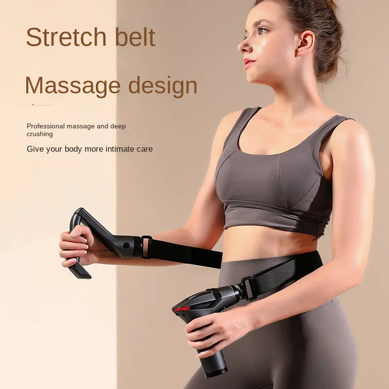 Long-Handle Deep Tissue Percussion Massage Gun by HitMyNeed
