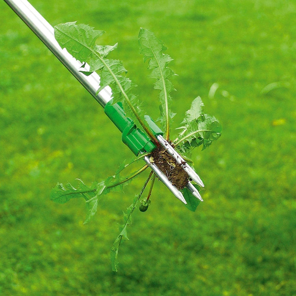 Long Handle Garden Weeder Tool with Step Pedal by HitMyNeed