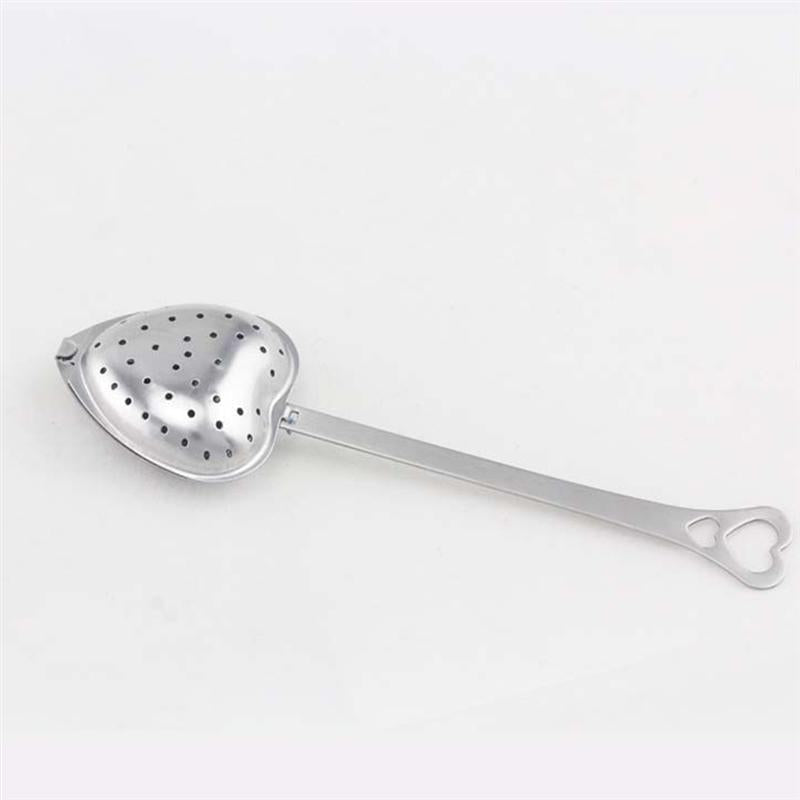 Long Handle Heart Shaped Tea Infusers, Set of 10 by HitMyNeed