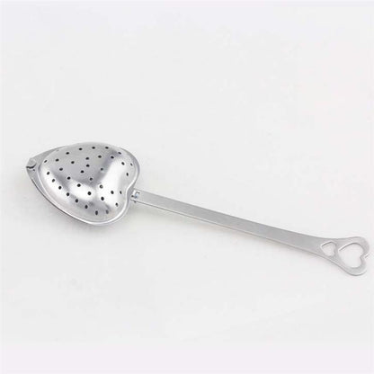 Long Handle Heart Shaped Tea Infusers, Set of 10 by HitMyNeed