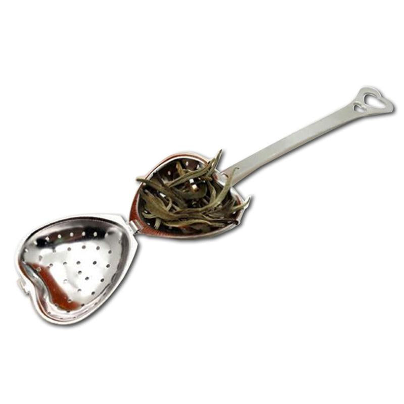Long Handle Heart Shaped Tea Infusers, Set of 10 by HitMyNeed