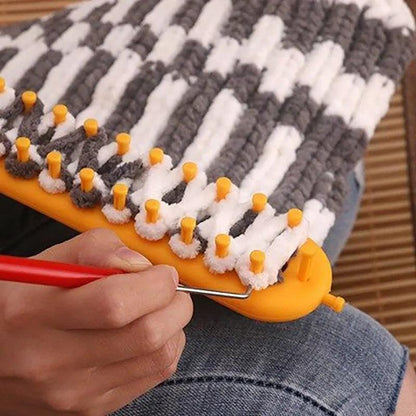 Long Handle Knitting Loom with Pompom Maker 36cm by HitMyNeed