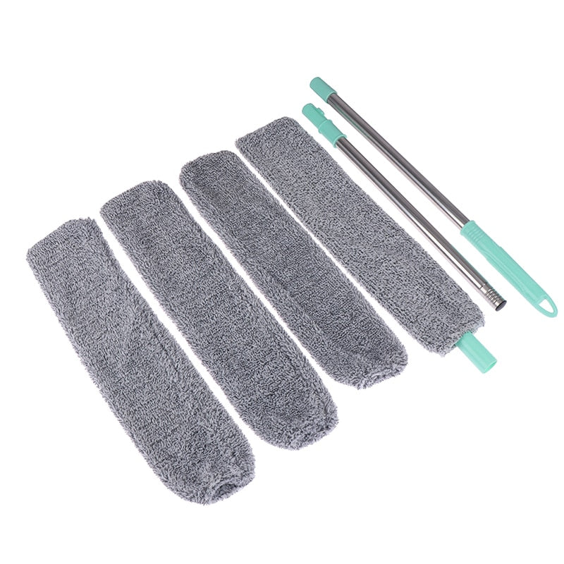 Long Handle Microfiber Floor Mop with 4 Pads by HitMyNeed