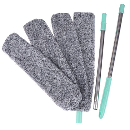 Long Handle Microfiber Floor Mop with 4 Pads by HitMyNeed