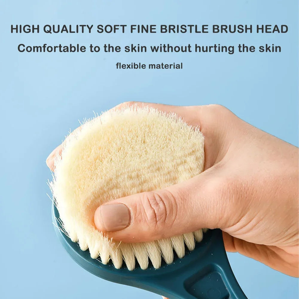 Long Handle Soft Bristle Bath & Back Brush by HitMyNeed