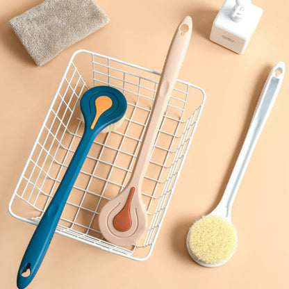 Long Handle Soft Bristle Bath & Back Brush by HitMyNeed