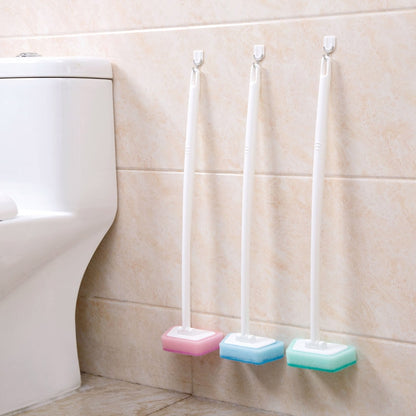 Long Handle Sponge Scrubber for Bathroom & Kitchen by HitMyNeed