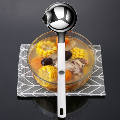 Long Handle Stainless Steel Oil Strainer Spoon by HitMyNeed