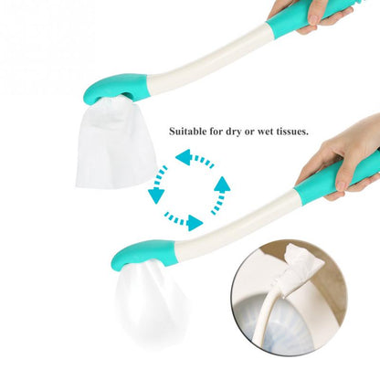 Long Handle Toilet Tissue Aid for Elderly & PWDs by HitMyNeed