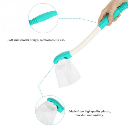 Long Handle Toilet Tissue Aid for Elderly & PWDs by HitMyNeed