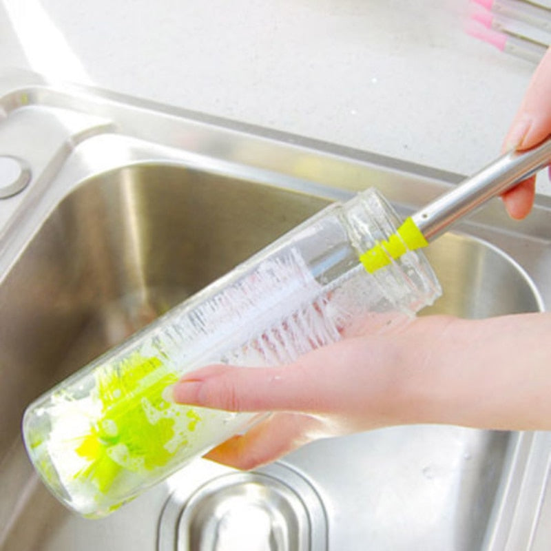 Long Handle Water Bottle Cleaning Brush 32.5cm by HitMyNeed