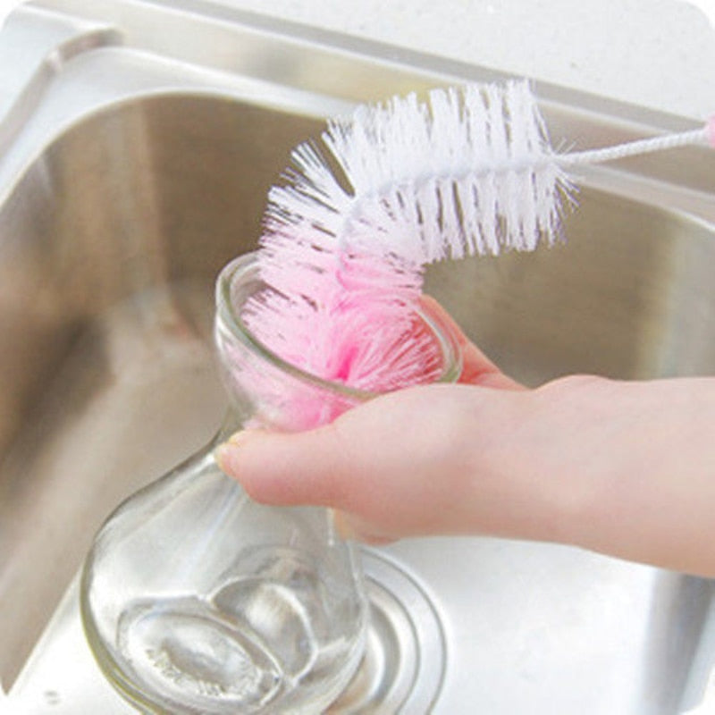 Long Handle Water Bottle Cleaning Brush 32.5cm by HitMyNeed