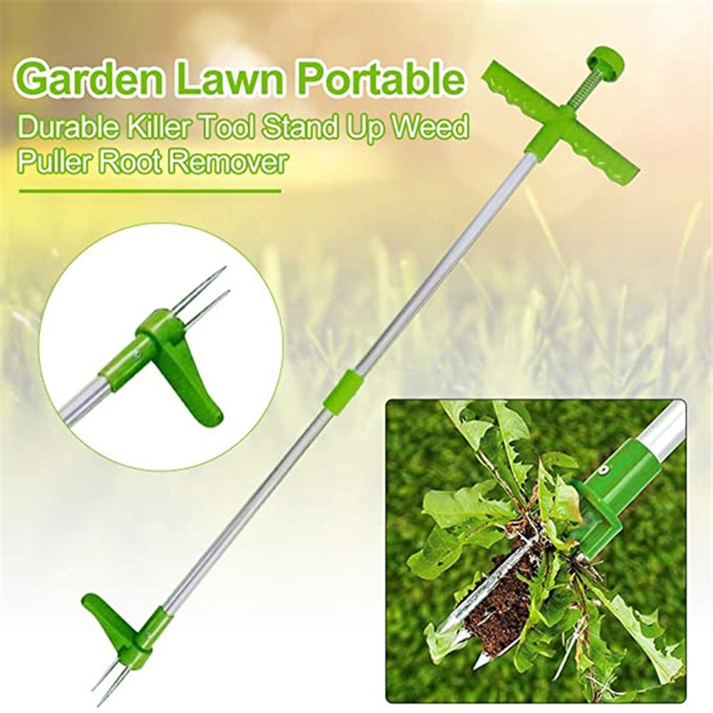 Long Handle Weed Digger Tool for Lawn and Garden by HitMyNeed