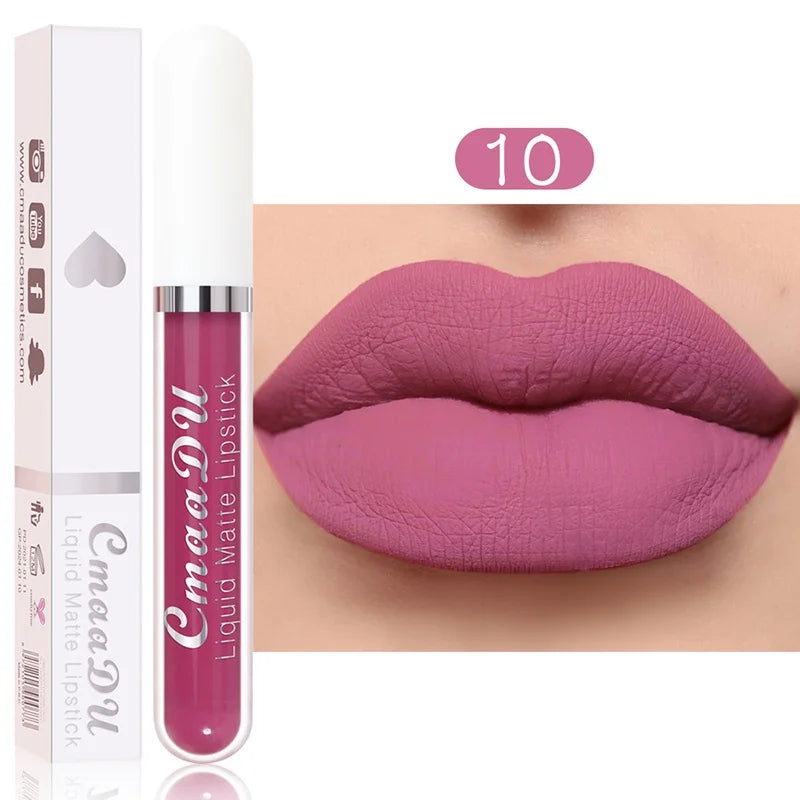 Long Lasting Velvet Matte Liquid Lipstick Waterproof 10.0 by HitMyNeed