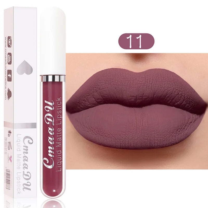 Long Lasting Velvet Matte Liquid Lipstick Waterproof 11.0 by HitMyNeed