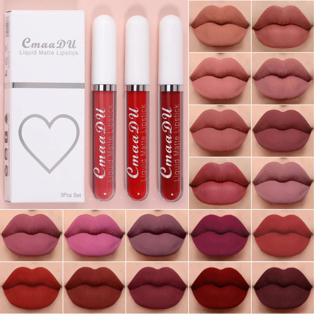 Long Lasting Velvet Matte Liquid Lipstick Waterproof by HitMyNeed