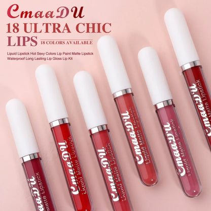 Long Lasting Velvet Matte Liquid Lipstick Waterproof by HitMyNeed