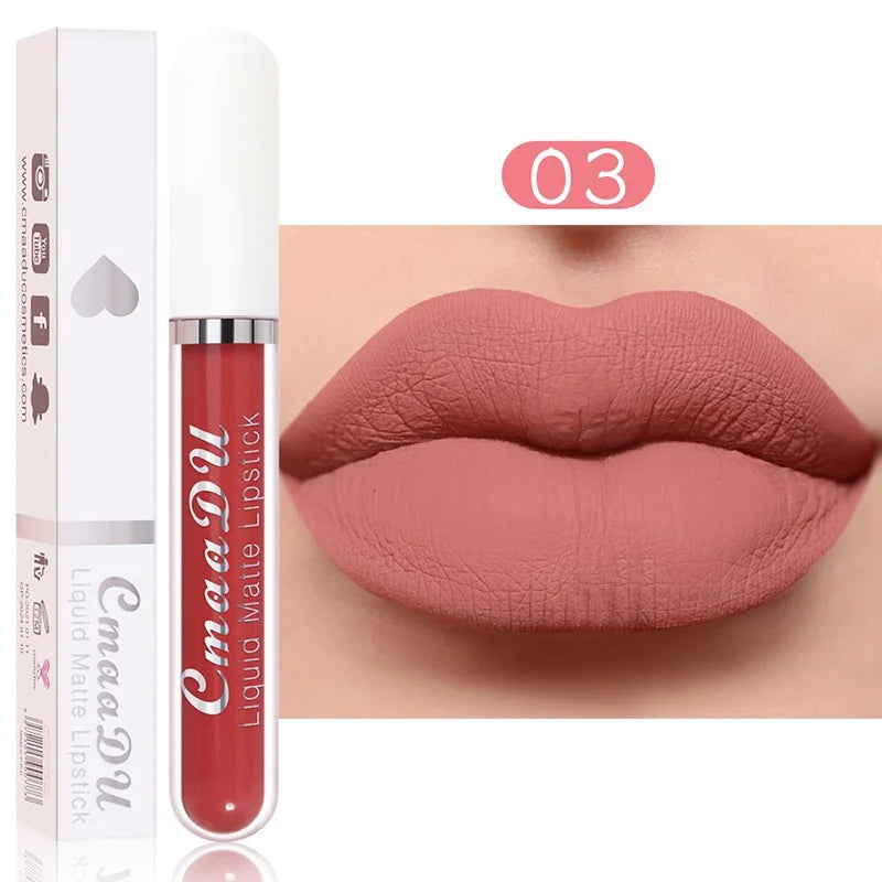 Long Lasting Velvet Matte Liquid Lipstick Waterproof 3.0 by HitMyNeed