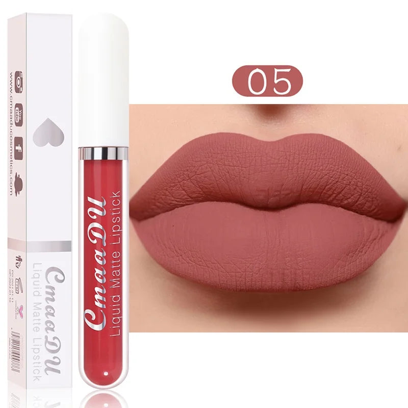 Long Lasting Velvet Matte Liquid Lipstick Waterproof 5.0 by HitMyNeed