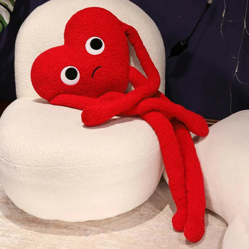 Long Legs Heart Pillow Plush Toy 100 cm by HitMyNeed