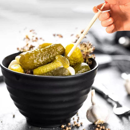 Long Spring-Loaded Pickle Pincher Tongs 20cm by HitMyNeed