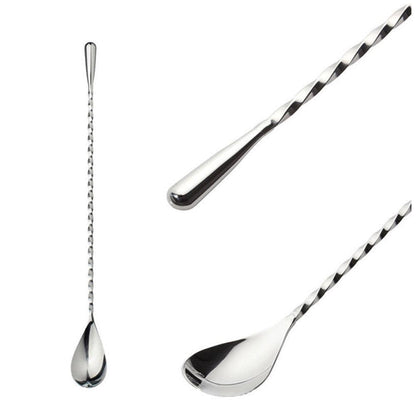 Long Stainless Steel Cocktail Stirring Spoon 30cm by HitMyNeed